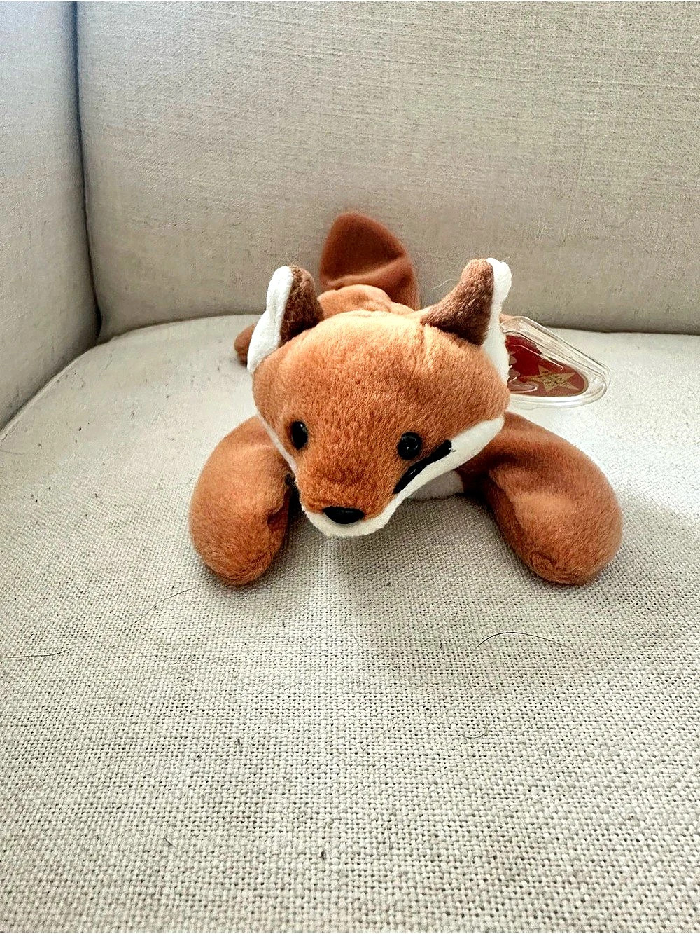 Ty Sly the Fox Plush Stuffed Animal Brown & White